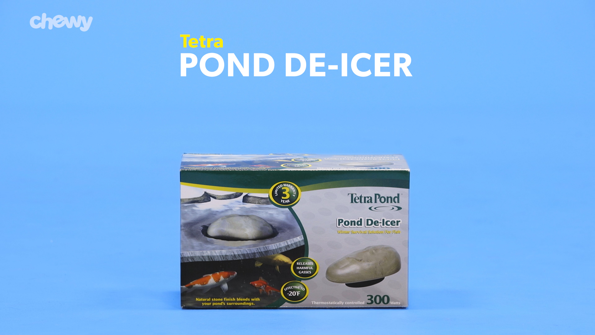 Fish Pond Submersible De-icer Heater Winter Survival Solution Treatment 300W New 