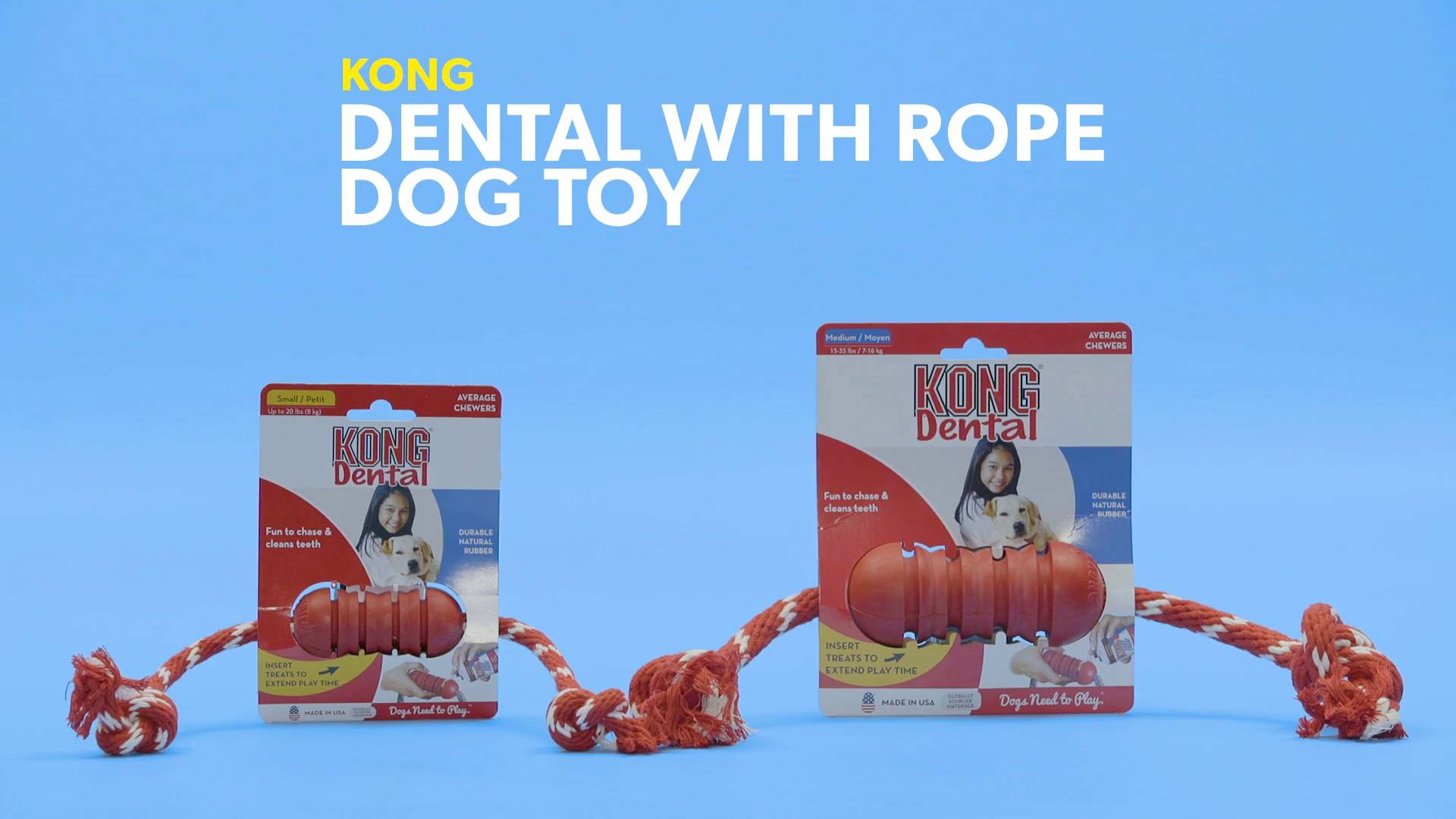kong dental dog toy