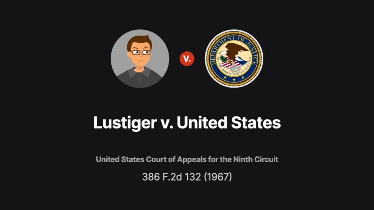 Lustiger v. United States