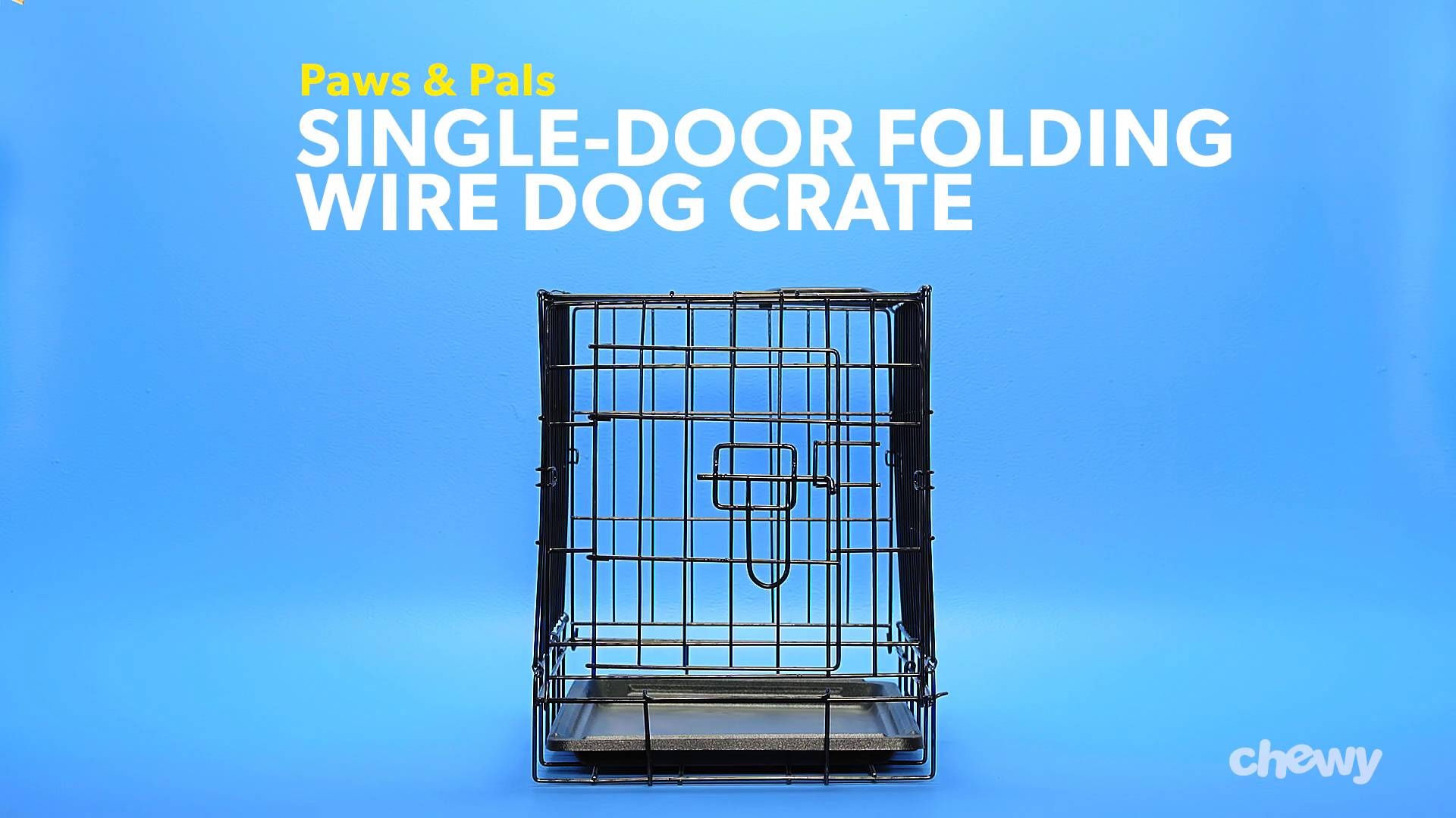 Paws & pals metal dog crate double sales door