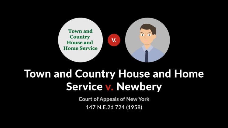 Town & Country House & Home Service, Inc. v. Newbery
