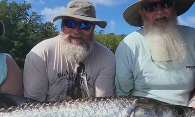 BIG TARPONS ARE BITTING!!!
