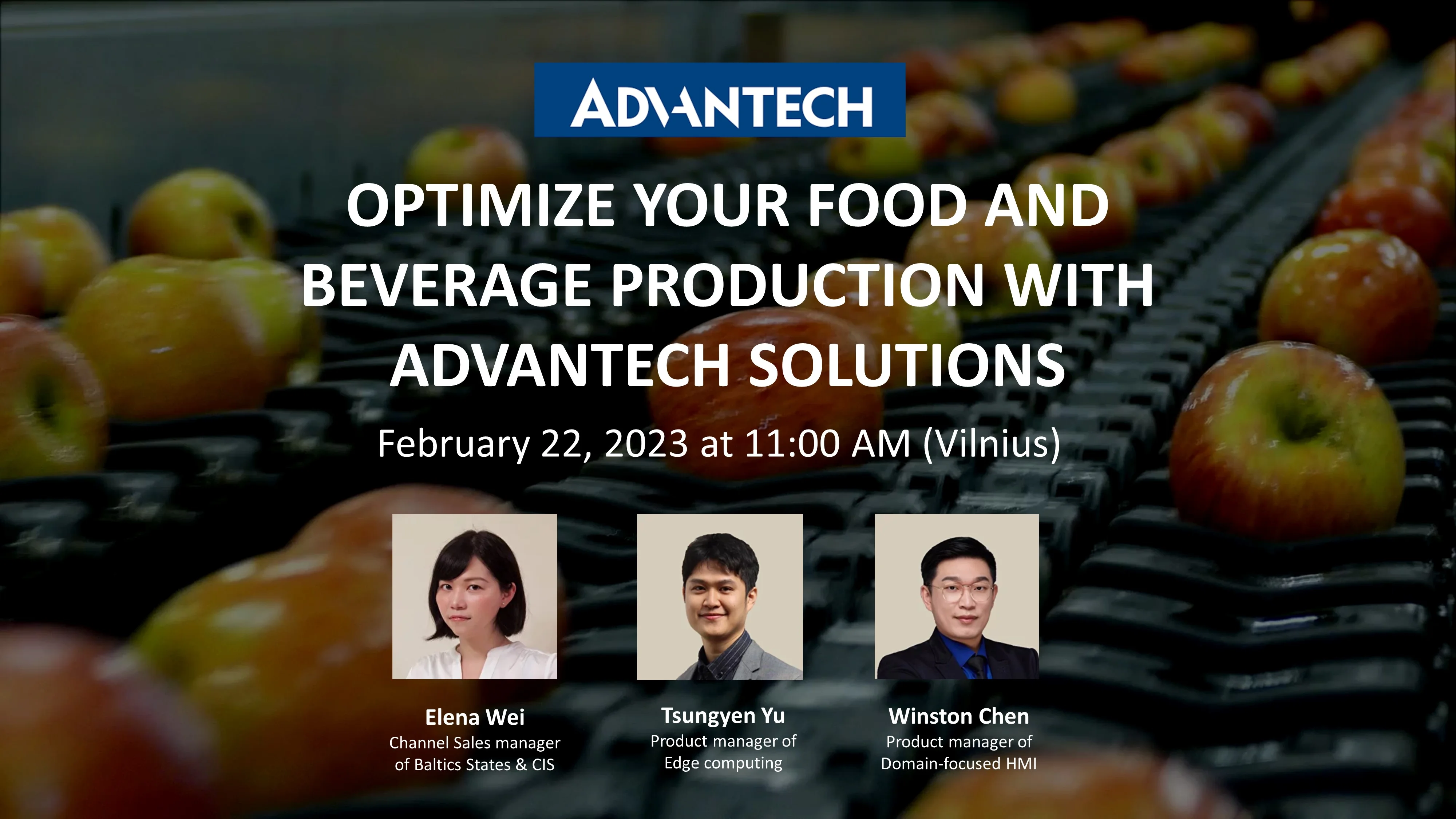 Optimize Your Food And Beverage Production With Advantech Solutions ...