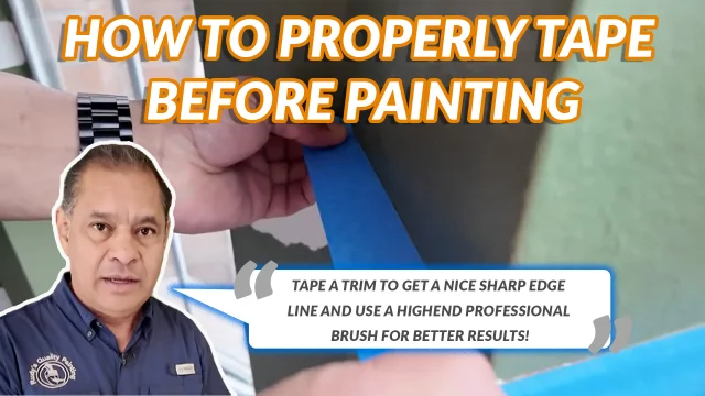 How To Properly Tape Before Painting - HomeShow Radio Show | Tom Tynan