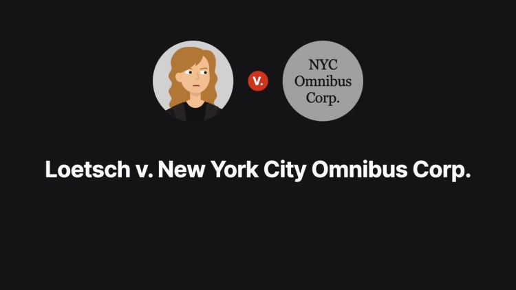 Loetsch v. New York City Omnibus Corp.