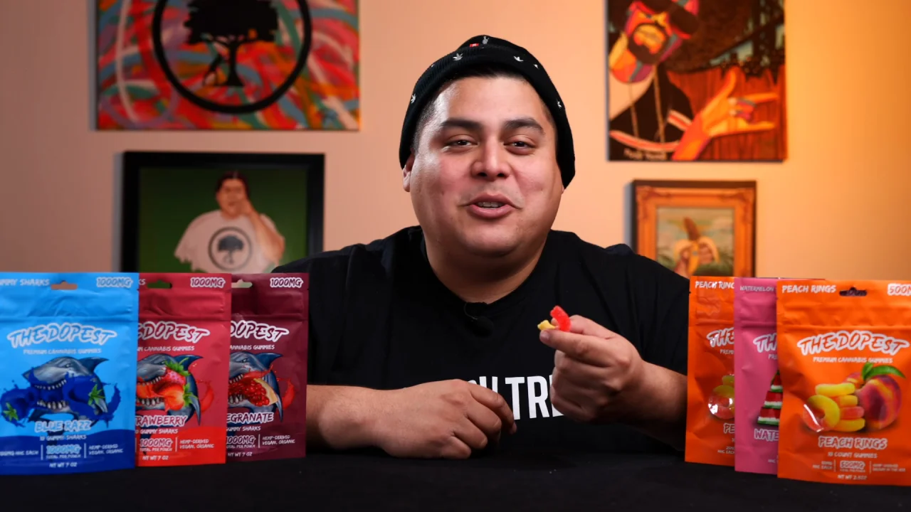 Peach Rings HHC Gummies - 250MG | The Dopest