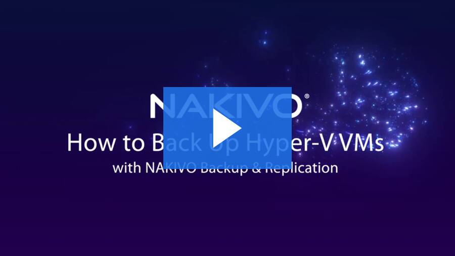 How to Backup Hyper-V VMs