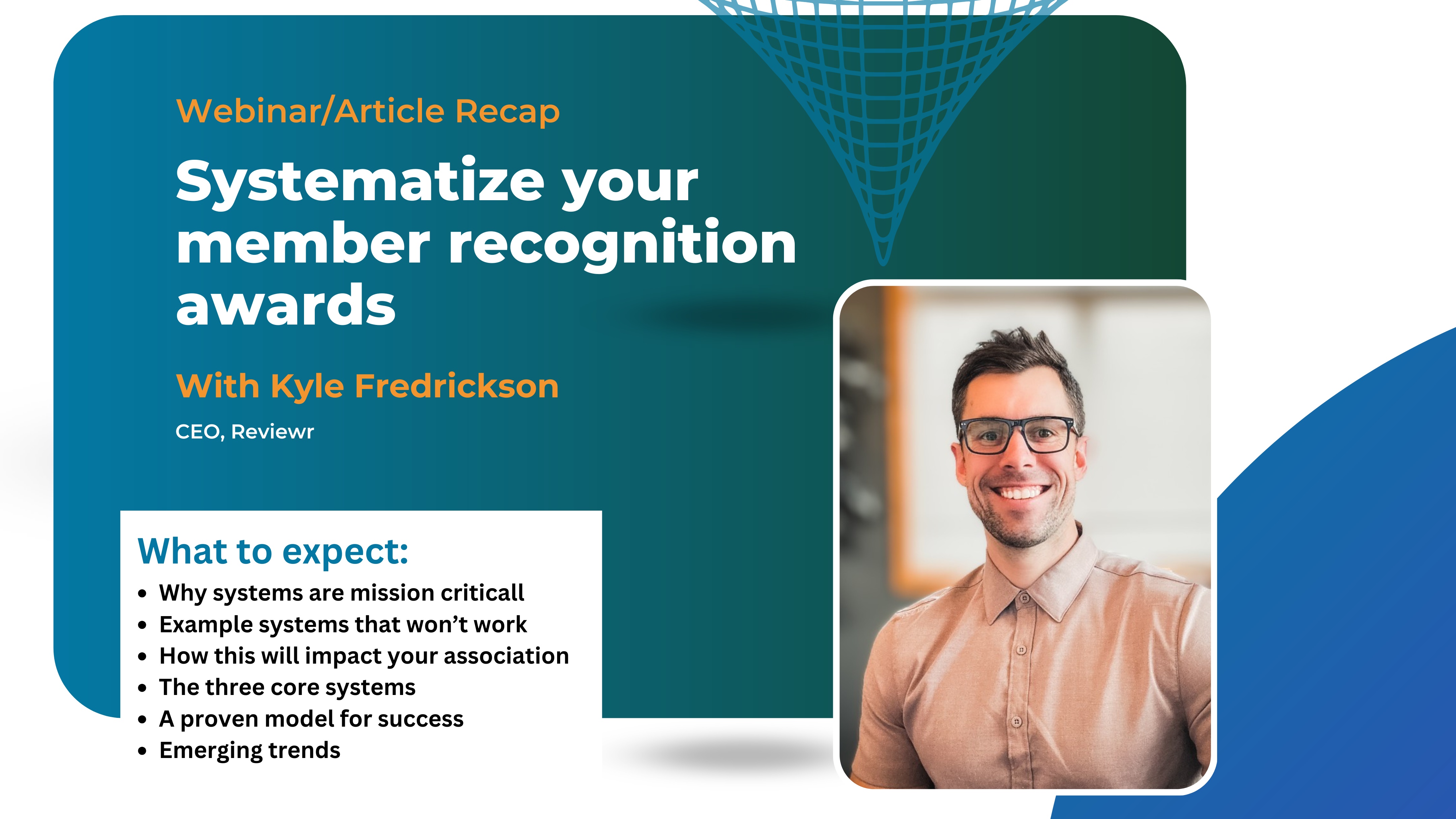Systematizing member recognition awards