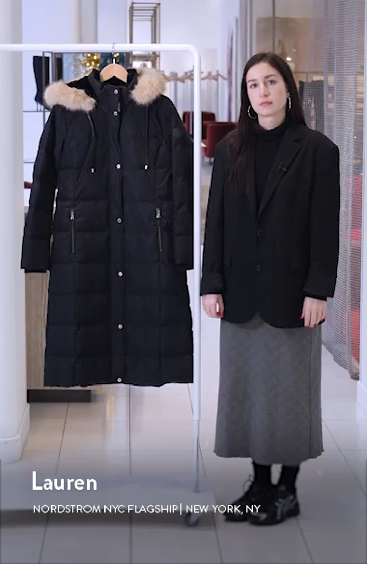 Lauren Ralph Lauren Heritage Down & Feather Fill Puffer with Faux