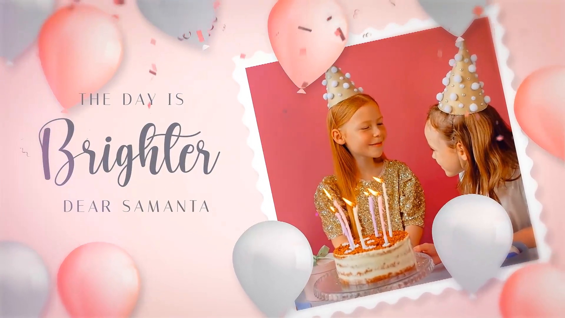 my first birthday after effects template free download