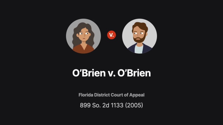 O'Brien v. O'Brien