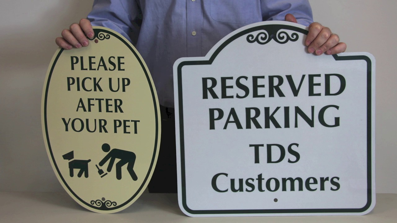 Designer Security Signs