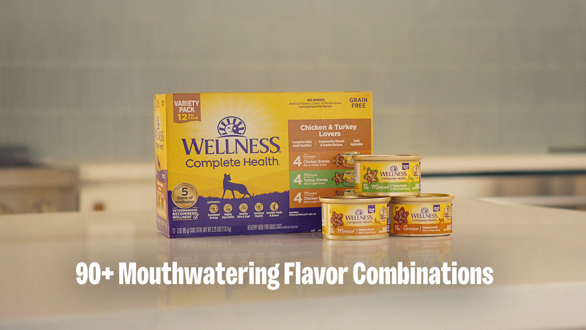 WELLNESS Complete Health Purrfect Duos Salmon & Whitefish Grain