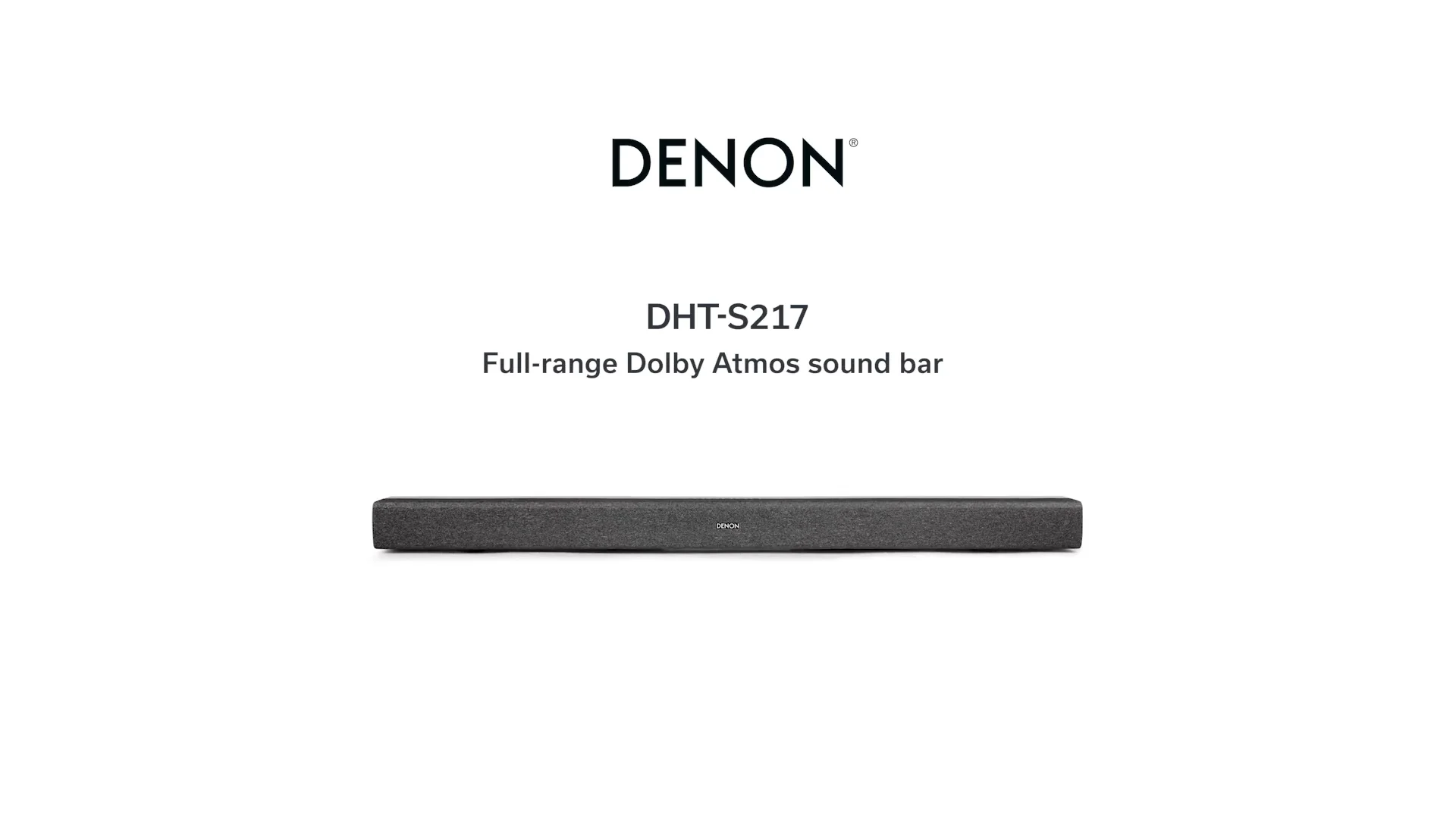 最終値下げ Amazon.com: (2022 Denon デノン Home DHT-S217-K Sleek