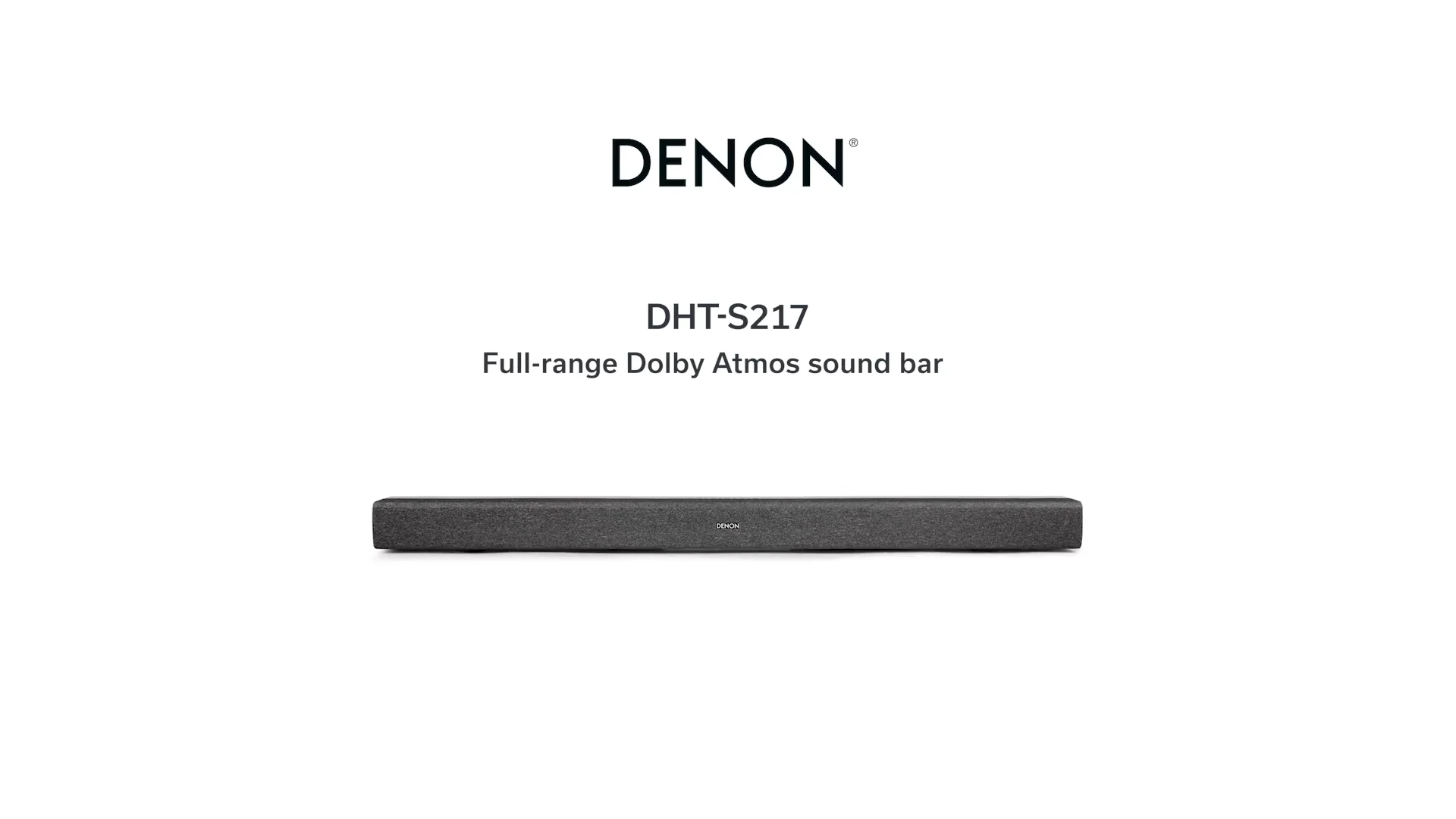 DENON デノン DHT-S217-K BLACK デノン 当店おすすめ品