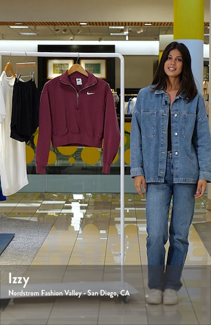 Nike Sportswear Phoenix Fleece Crop Sweatshirt | Nordstrom