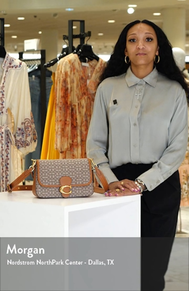  Coach Charter Crossbody 24 in Micro Signature Jacquard,  Cocoa/Burnished Amber : Clothing, Shoes & Jewelry