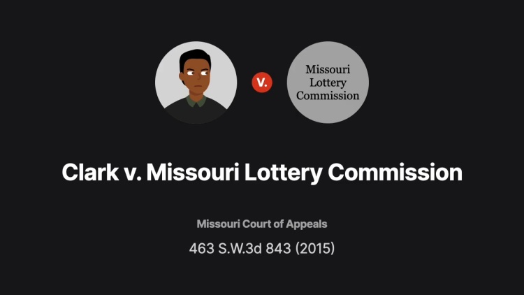 Clark v. Missouri Lottery Commission