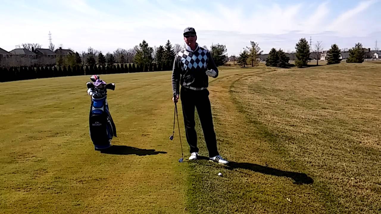 Club Selection When Hitting from Downhill Lie