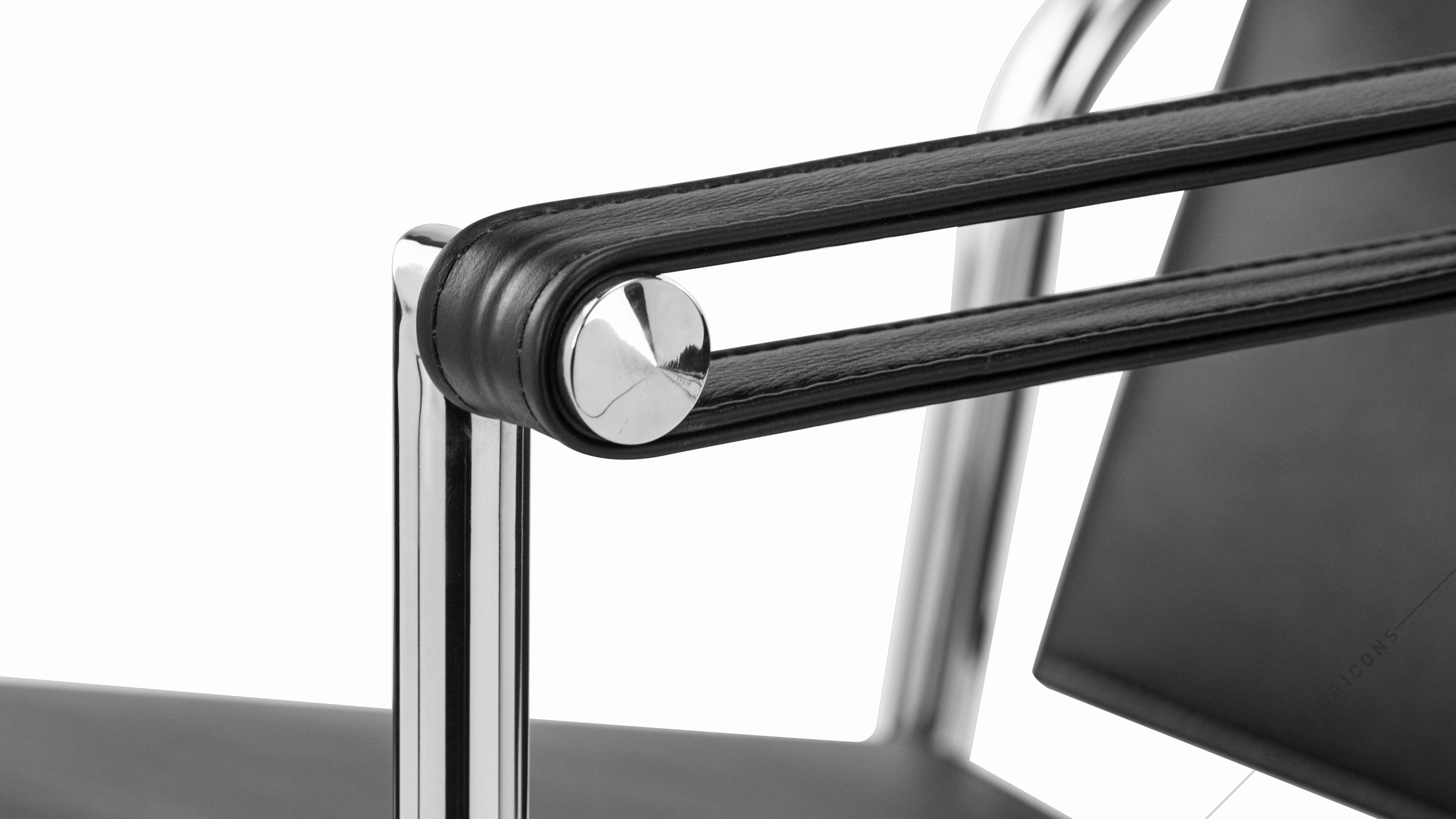 Corbusier Armchair, Black Premium Leather | Interior Icons Corbusier Armchair, Black Premium Leather | Interior Icons