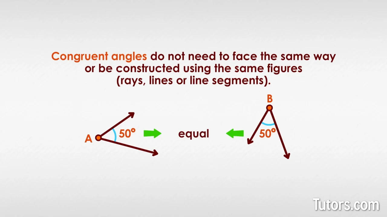 Congruent Angles | Definition & Examples (Video)