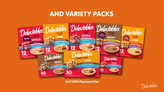 Hartz Delectables Bisque Variety Pack Lickable Cat Treats