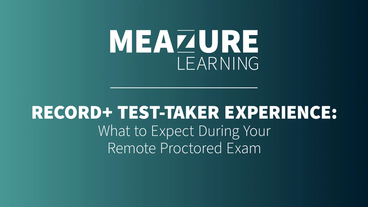 Record Test Taker Experience Through Guardian What to Expect During Your Remote Proctored Exam