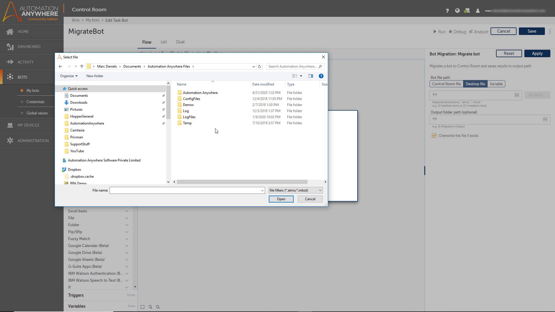 automation anywhere version 11