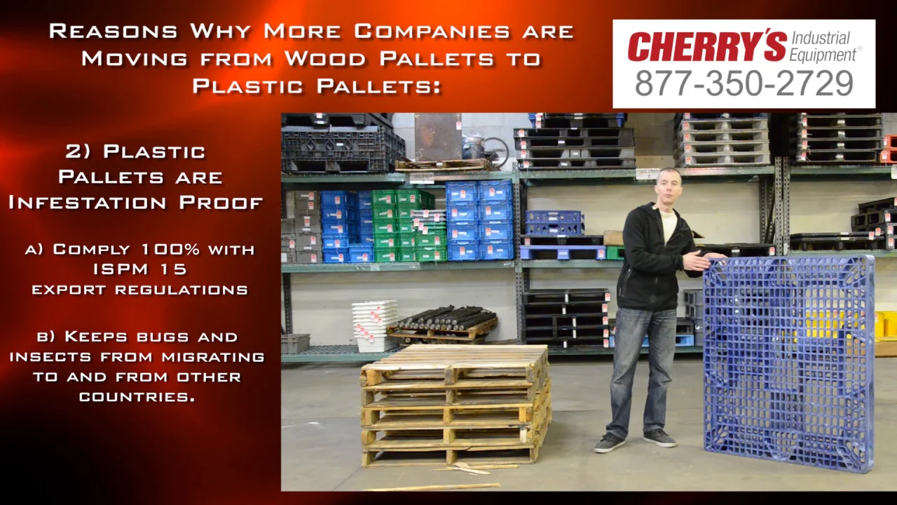 Plastic Pallets and Containers for the Large-Scale Retail Industry