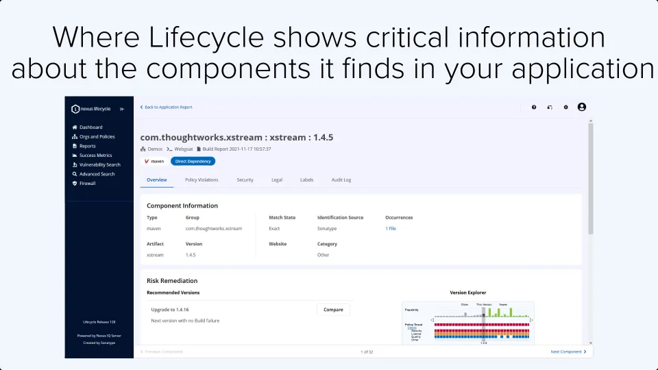 My Sonatype  Customer Platform