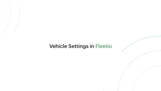 Lesson 3.1: Vehicle Settings