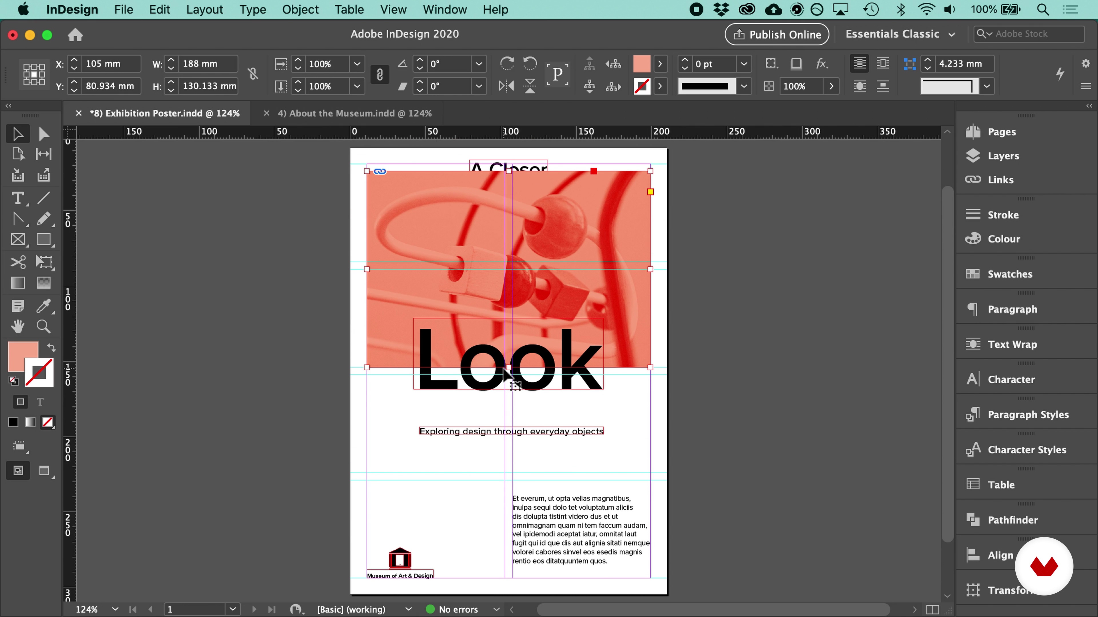 Indesign цвет