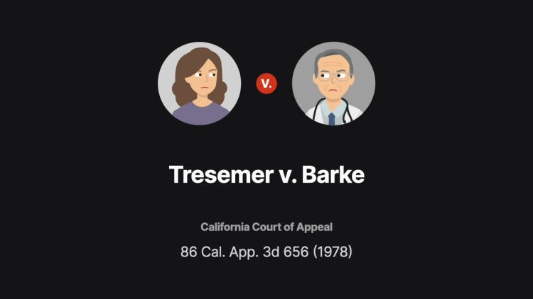 Tresemer v. Barke
