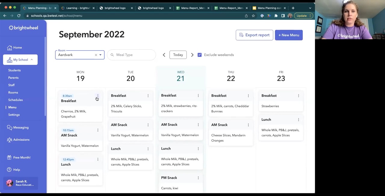 How to Optimize Menu Planning (and Maximize CACFP Reimbursements) with brightwheel's New Tool