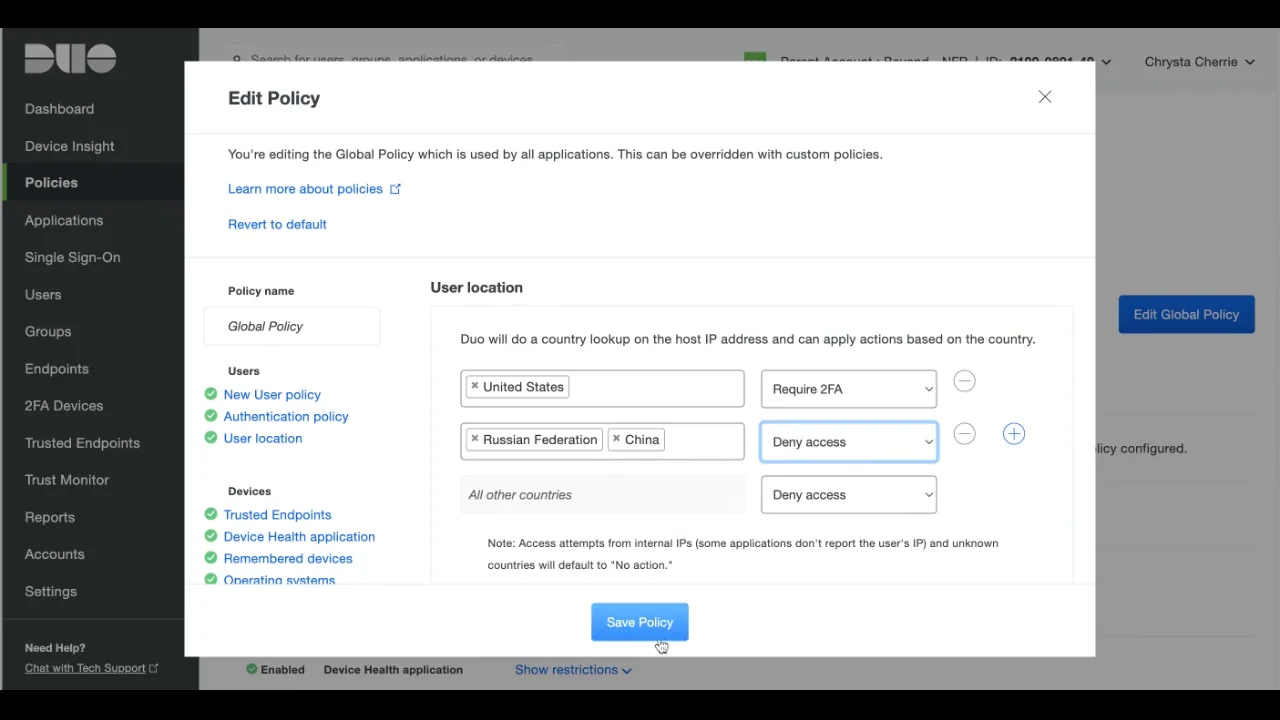 Shopify IP Whitelisting & country blocking for Shopify admin login