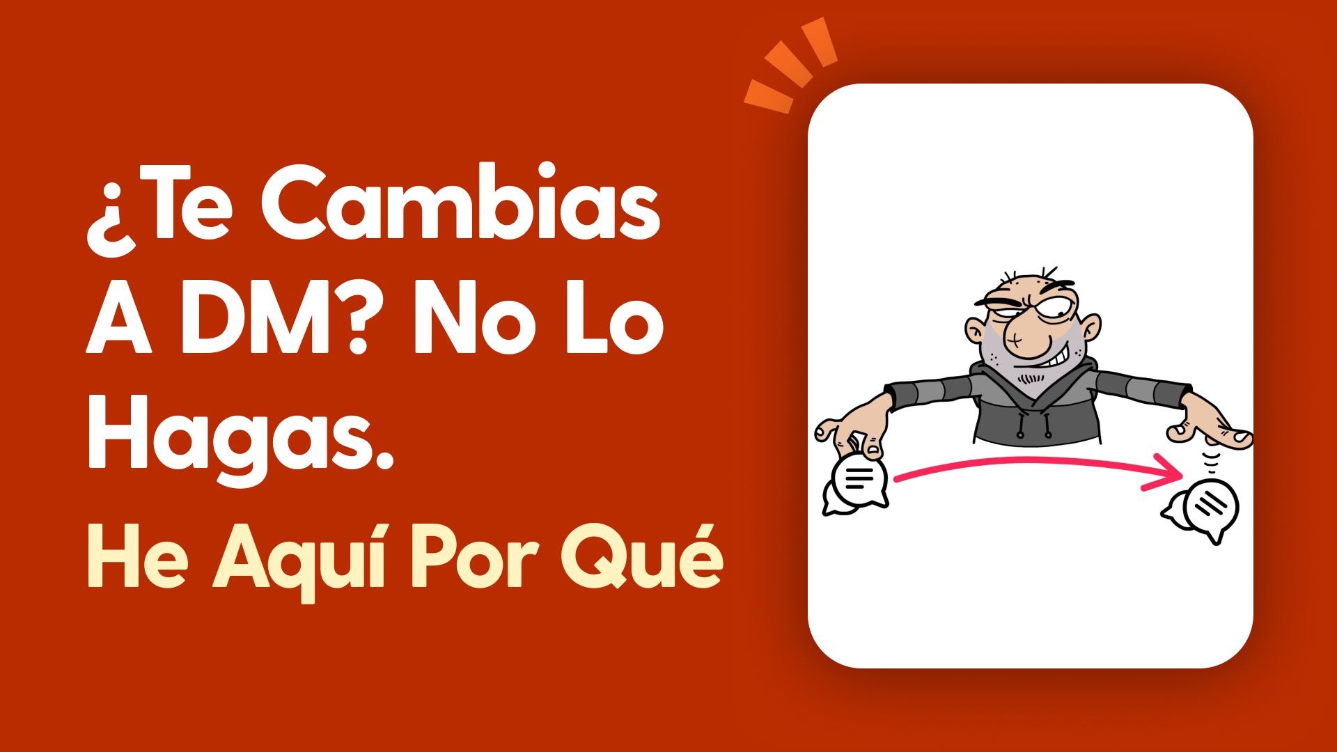 ¿Te cambias a DM? No lo hagas. He aquí por qué