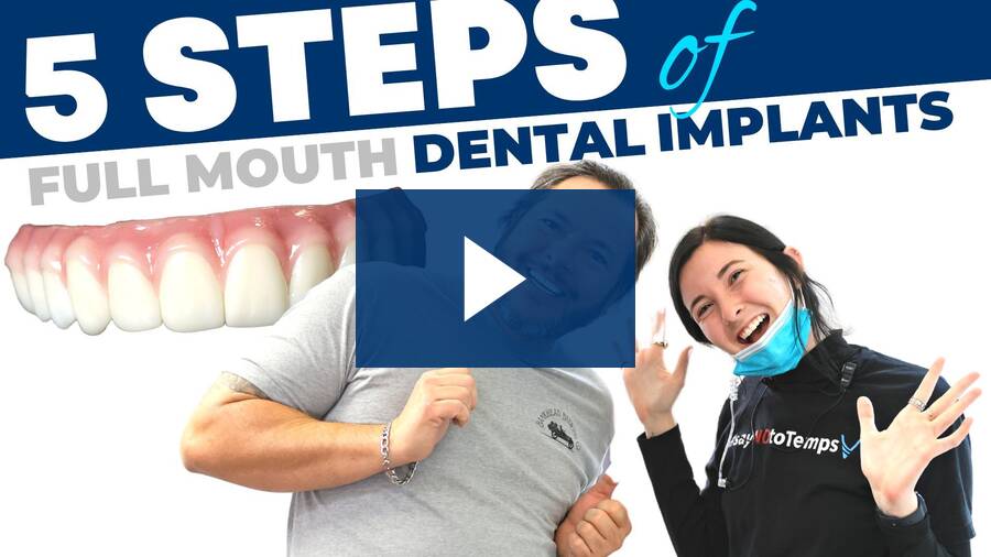 Traveling for Full Mouth Dental Implant Procedure Step-by-Step