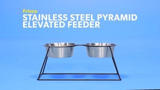 Frisco Pyramid Elevated Dog & Cat Diner, 8-Cup