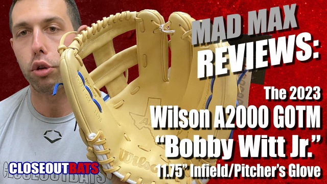 Wilson April 2023 Glove of The Month Bobby Witt Jr A2000 WBW1013681175 11.75 Baseball Fielder's Glove