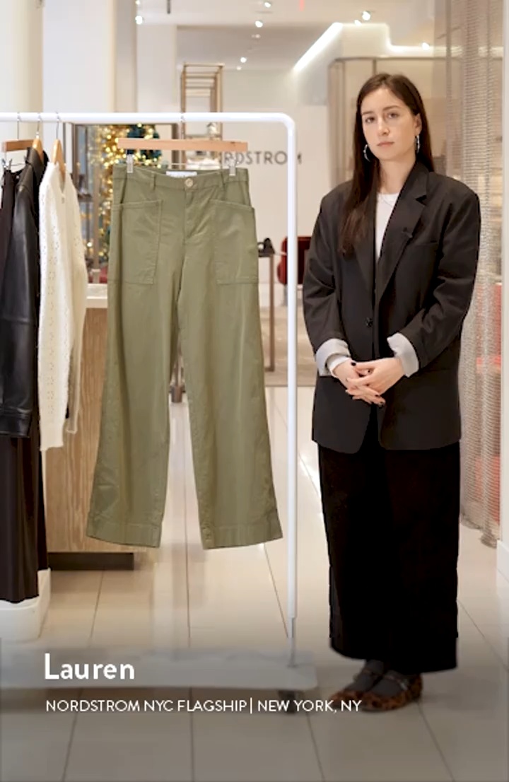 Frank & Eileen Wrap Pocket Stretch Cotton Pants | Nordstrom