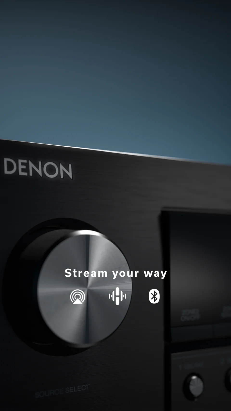 AVR-S980H - 7.2 Ch. 90W 4K/8K Dolby Atmos AV Receiver Powered by