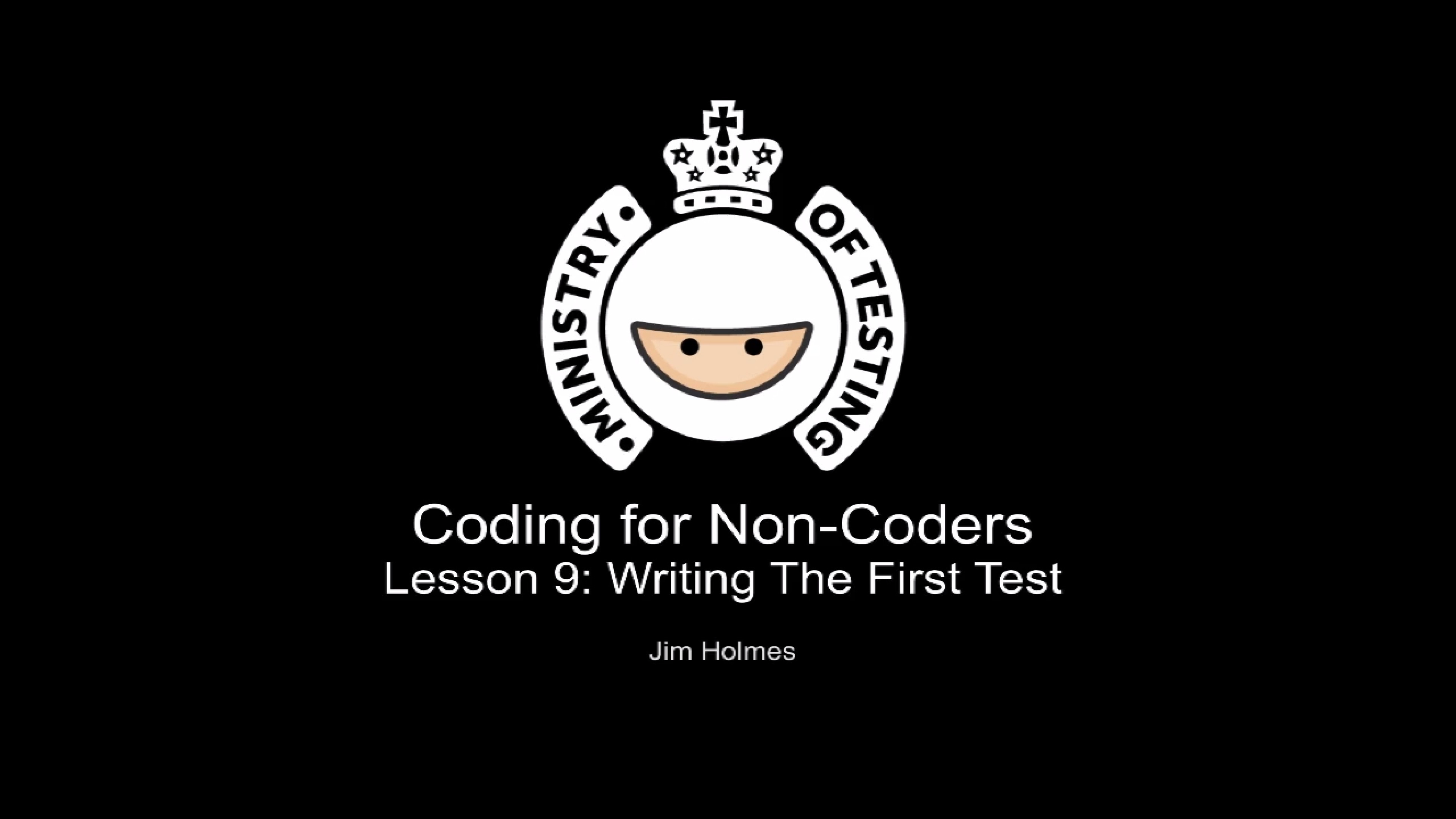 Writing The First Test