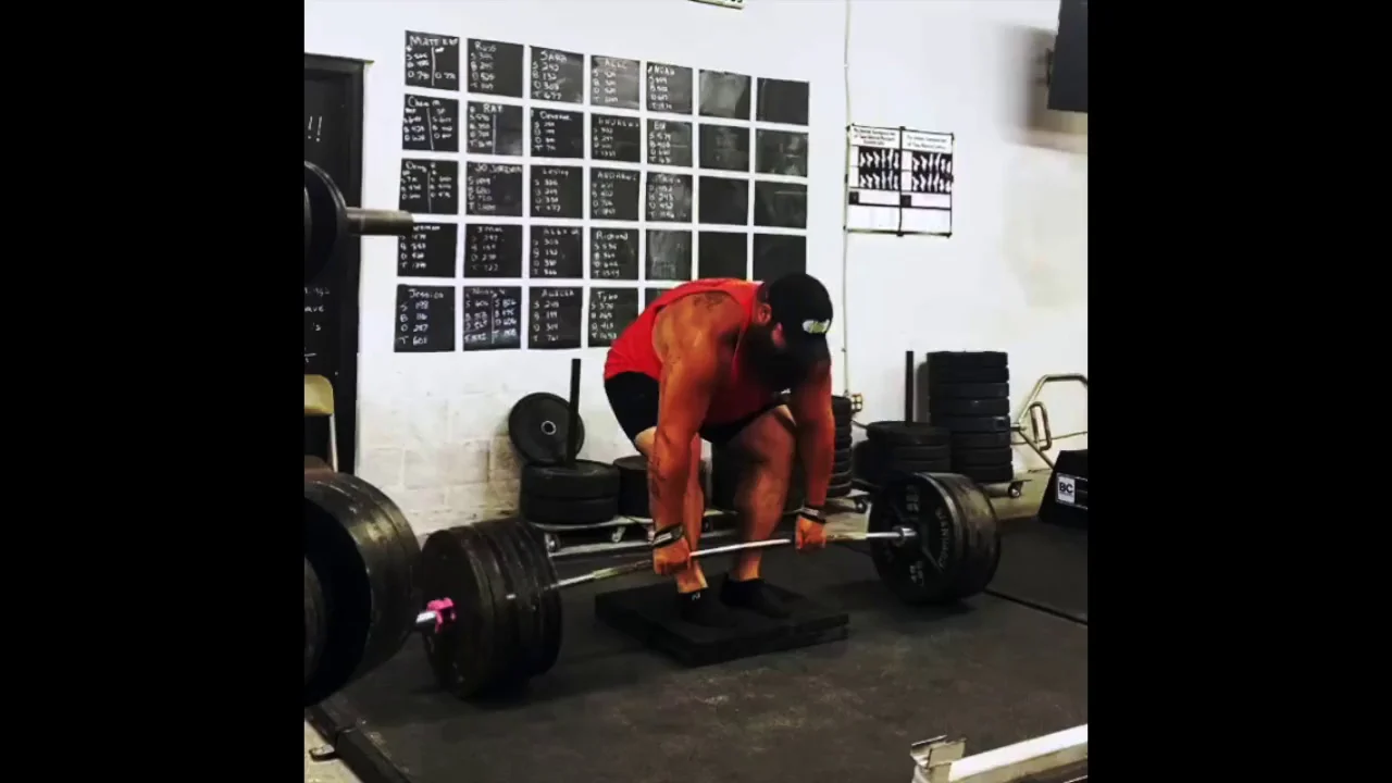 ISF Deadlift Bar 27mm Dan Bell Repping x2