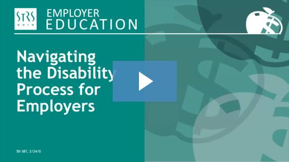 Thumbnail for the 'Navigating the Disability Process for Employers' video.