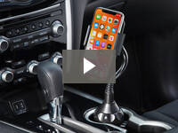 Video for Universal Cup Holder Phone Mount