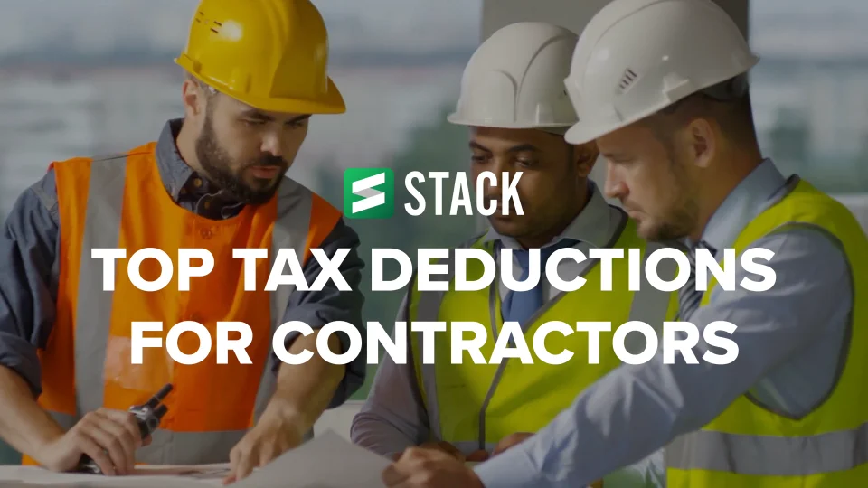 Common Tax Deductions for Construction Contractors | STACK