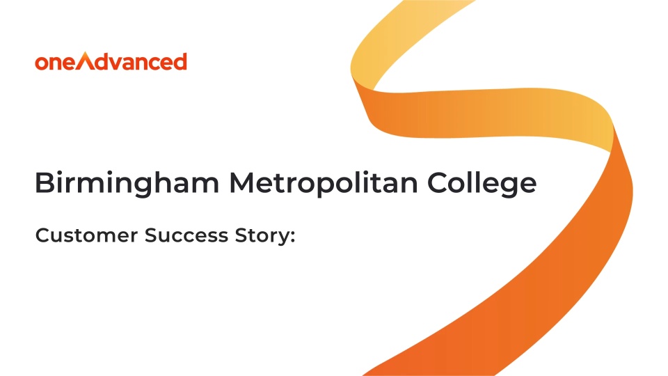 Birmingham Metropolitan College - Customer Success Story (Rachel Jones - Director of IT and Data)