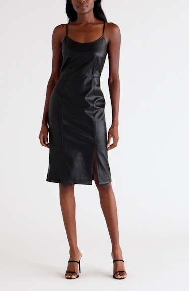 next faux leather dress Wrap Dress Myleene Klass Black Dress Myleene Klass Faux Leather Wrap Dress Top Next Faux Leather