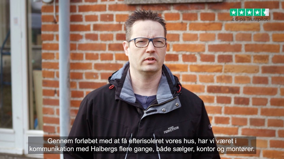 Videoudtalelse fra kunde hos Halbergs