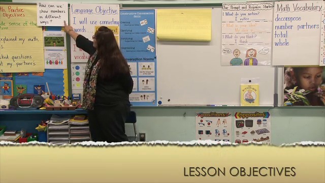 Kindergarten Math iELD Model – English Learner Instruction ...